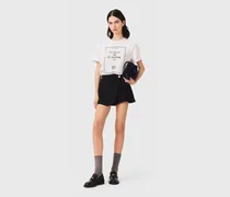 Elegante Wickel-shorts - Schwarz
