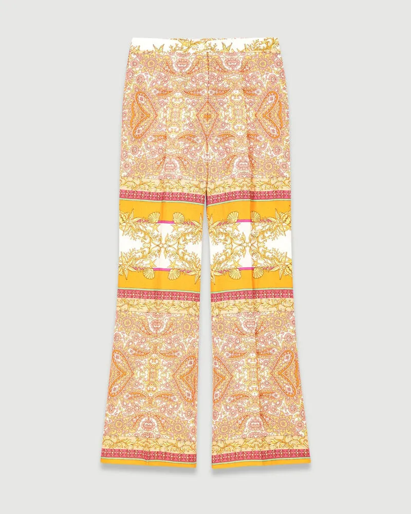 Maje Bedruckte Hose - Foulard Muschel