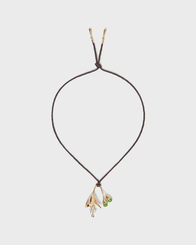 Maje Halskette Mit Kordel - Golden Golden