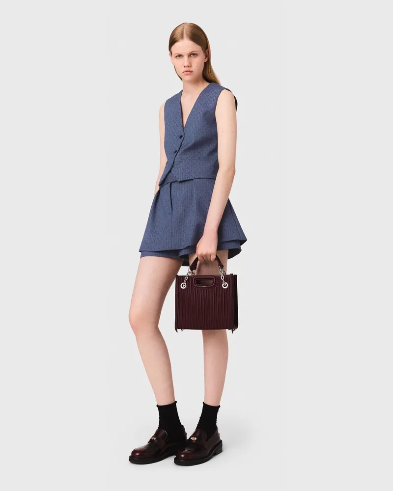 Maje Blazer Mit Strass - Blau Blau