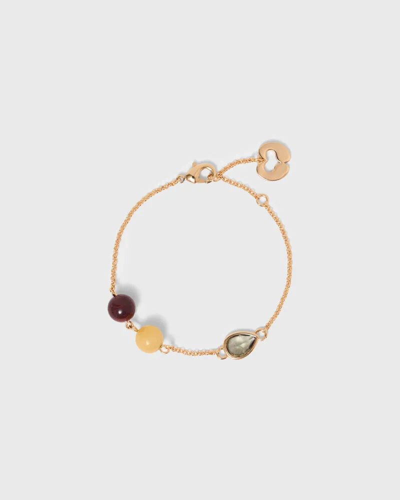 Maje Armband Mit Perlen- Und Strassdetails - Golden Golden