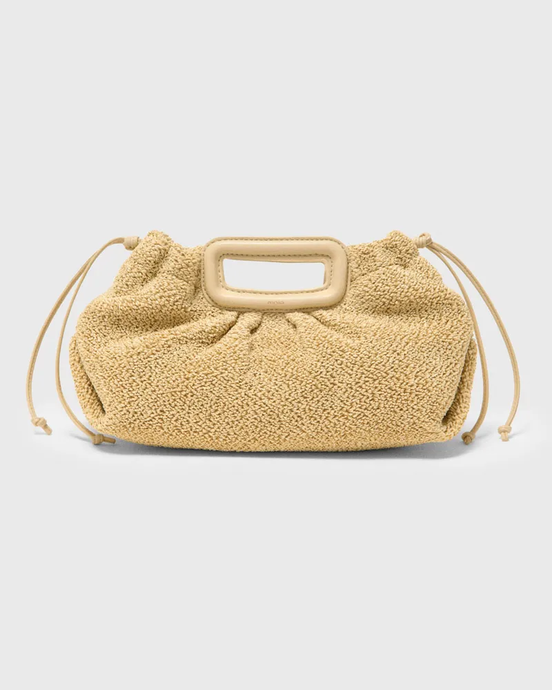 Maje Clutch Mipli Mit Bouclé-effekt - Sand Sand