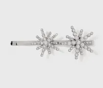 Haarspange Mit Strass-sternen - Silber
