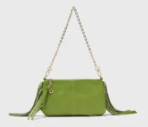 Miss M Ledertasche - Grün