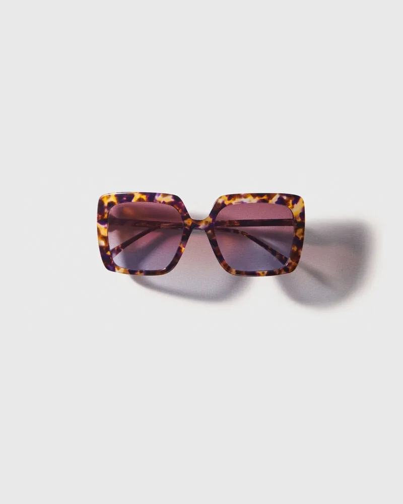 Maje Eckige Sonnenbrille Aus Acetat - Schildpatt Schildpatt