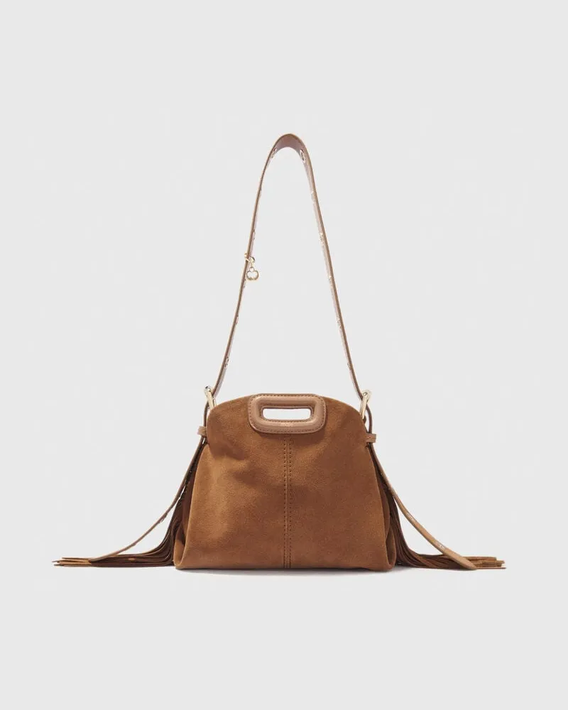 Maje Miss M Mini Veloursleder - Kamel Kamel