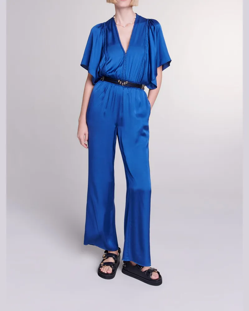 Maje Overall - Marineblau Marine
