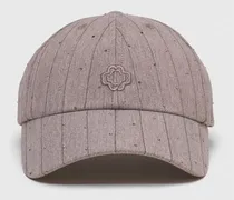 Bedruckte Mütze Aus Baumwolle - Grau