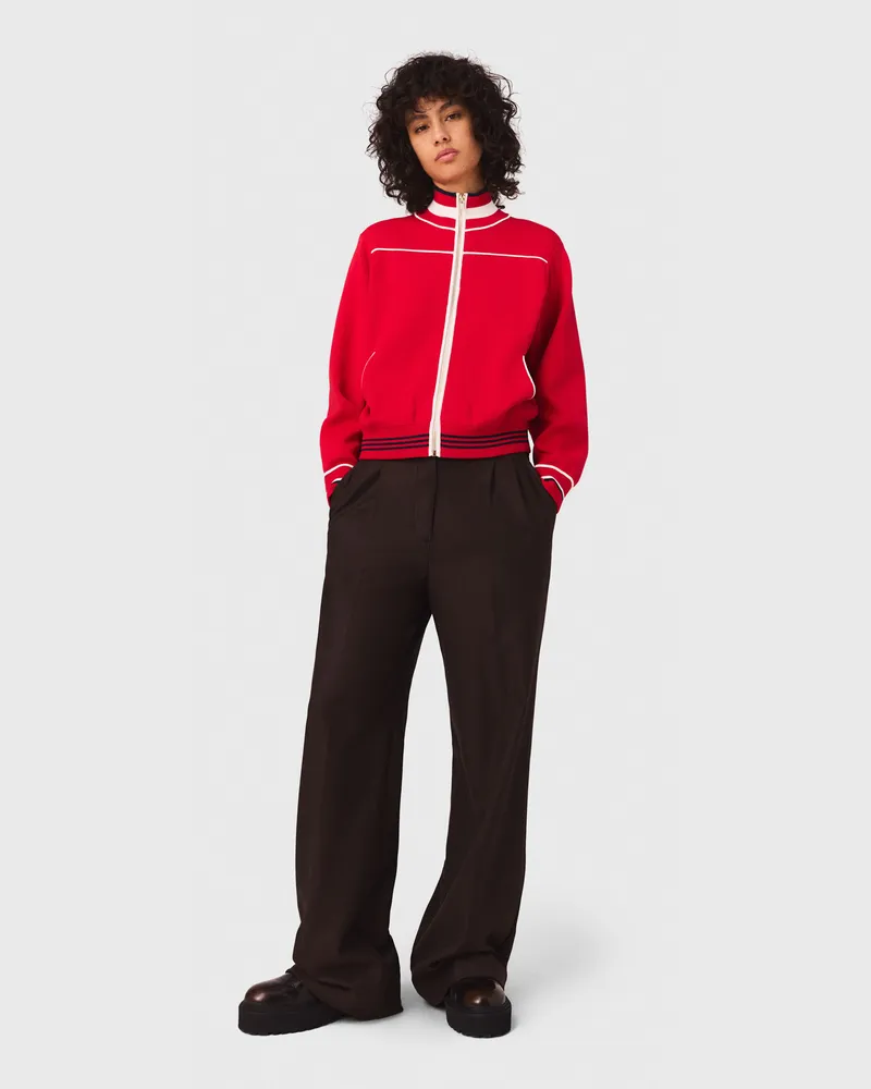 Maje Weite Anzughose - Braun Braun