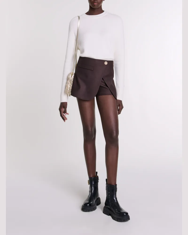 Maje Kaschmirpullover - Ecru Ecru