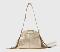 Miss M Mini Tasche Aus Metallicleder - Festliche Kleidung - Gold