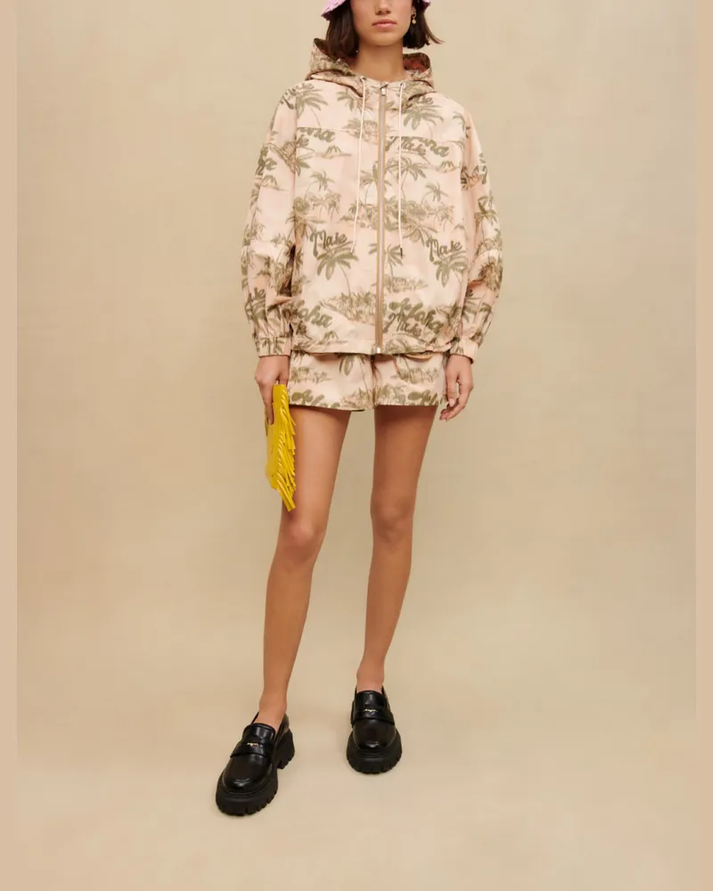 Maje Jacke Mit Palmenmuster - Aloha Aloha