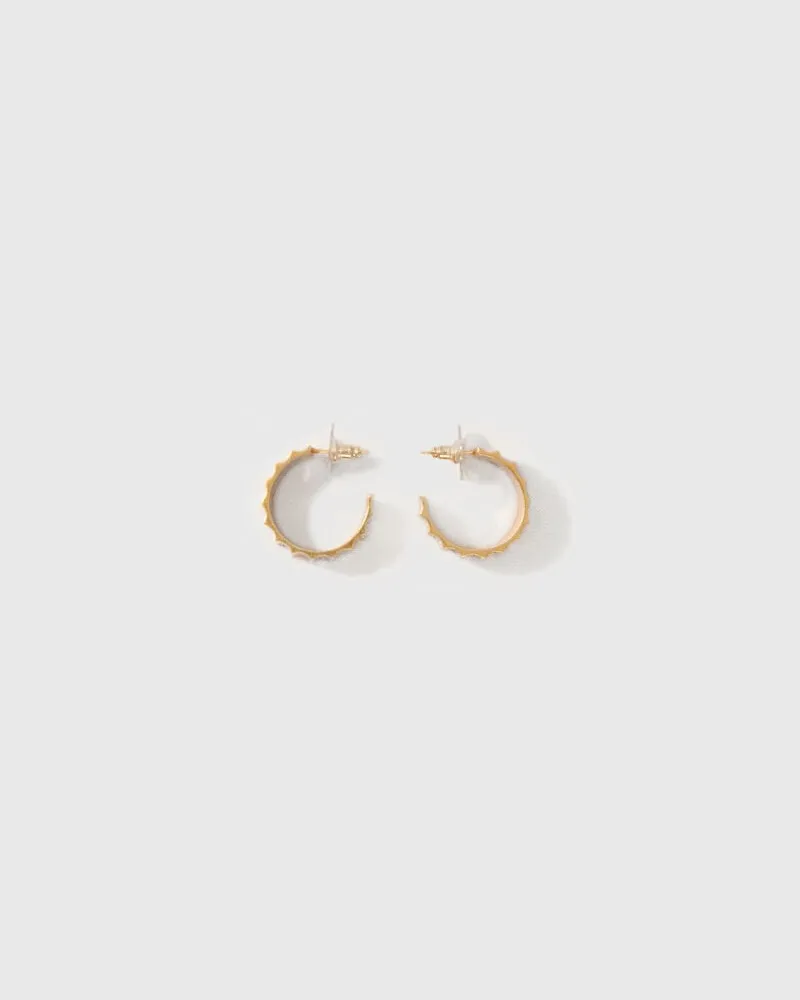 Maje Mini-creolen Aus Goldenem Metall Gold