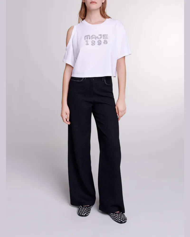 Maje T-Shirt  1998 - Weiß - Maje Weiß