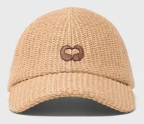 Cap In Naturmaterial-optik - Beige