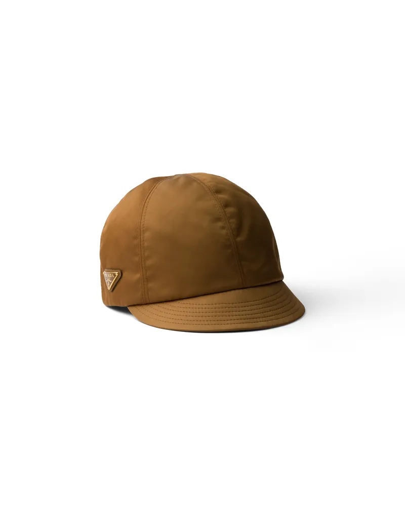 Prada Cap Aus Re-nylon, Damen, Brandy, Größe Brandy