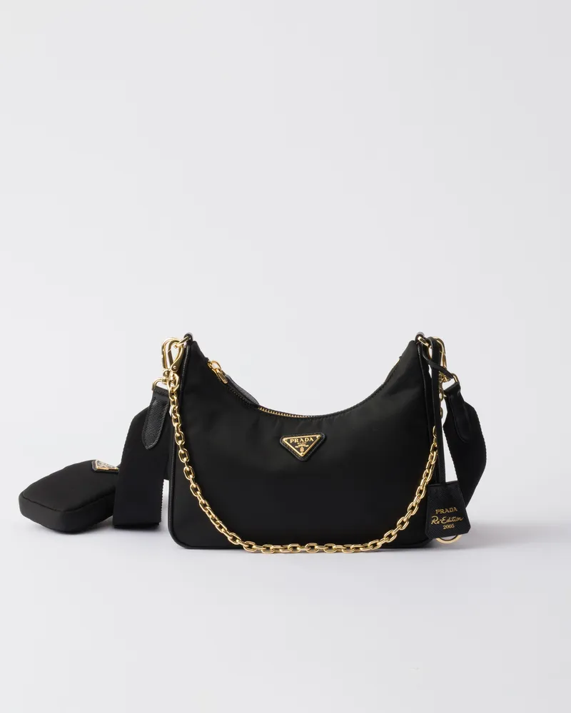 Prada Re-Edition 2005 Tasche aus Re-Nylon Schwarz