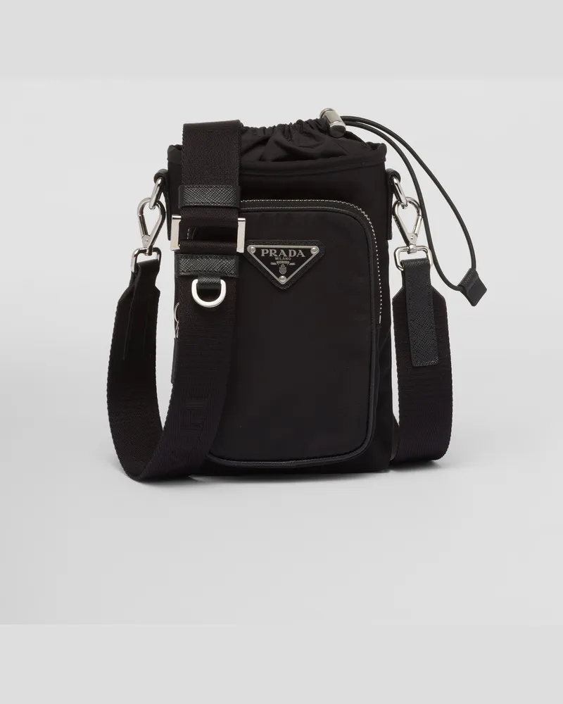 Prada Smartphone-Hülle aus Re-Nylon Schwarz