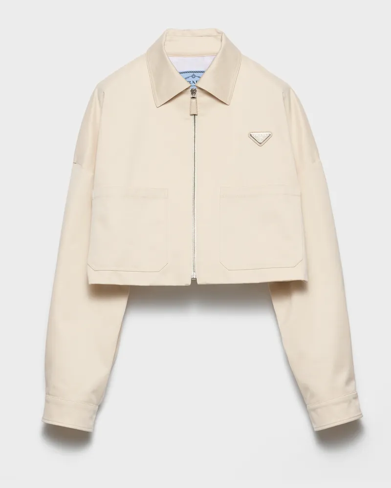 Prada Chino-Blousonjacke Natur