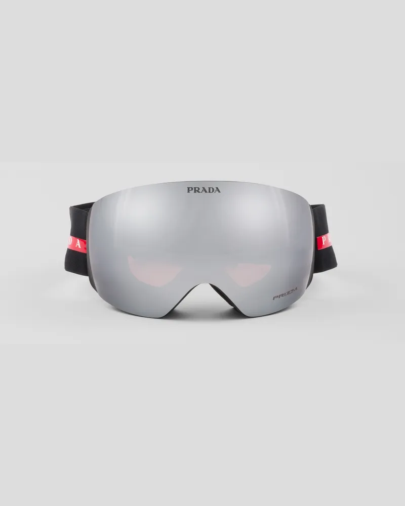 Prada Linea Rossa by Oakley Skibrille Schwarze