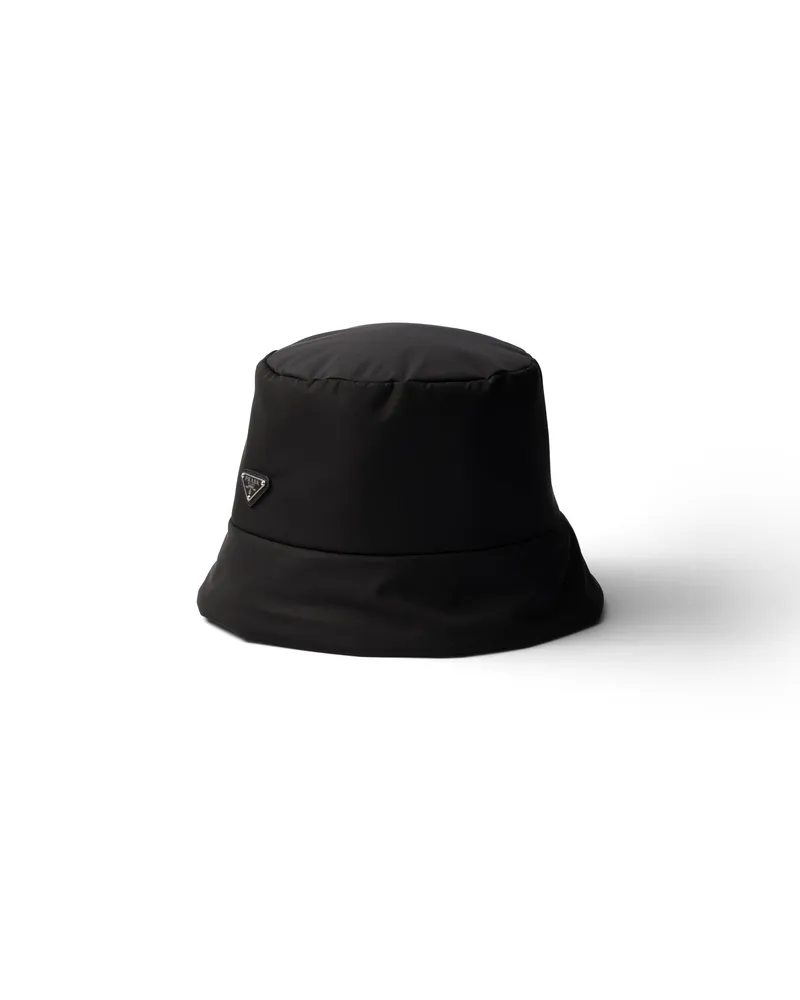 Prada Fischerhut Aus Re-nylon, Damen, Schwarz, Größe Schwarz
