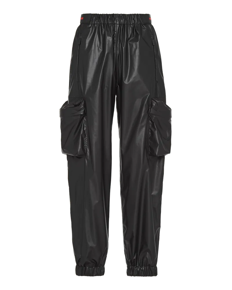 Prada Cargohose aus Light Re-Nylon Schwarz