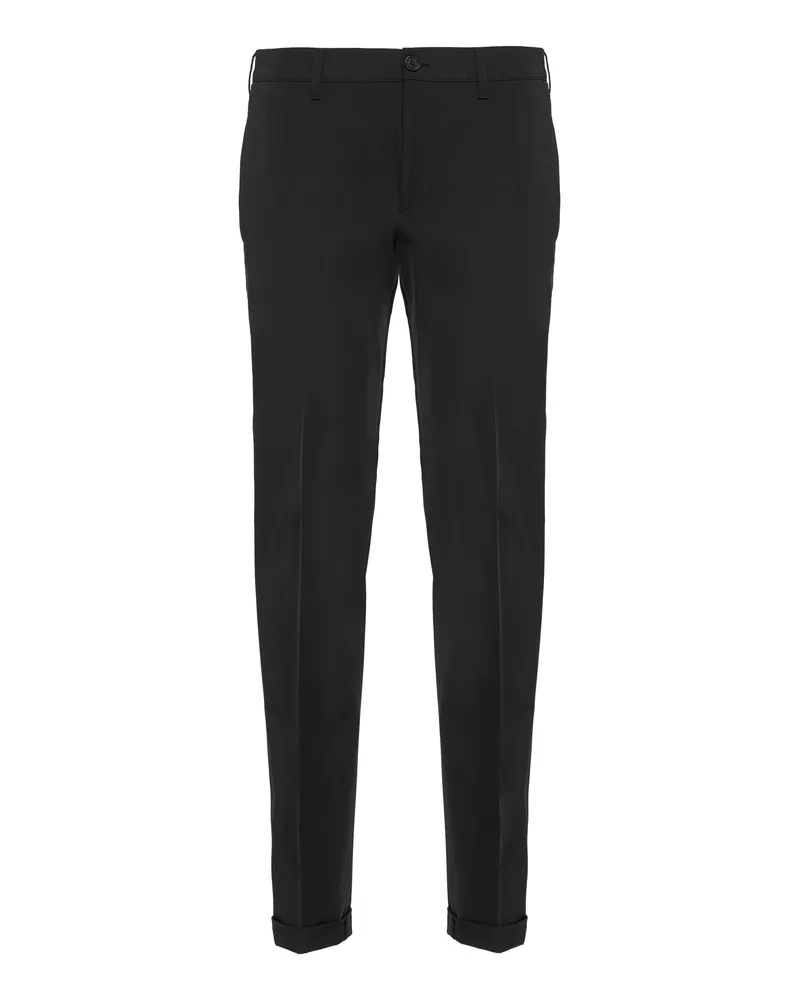 Prada Hose, Leichtes Stretch-funktionsgewebe, Herren, Schwarz, Größe Schwarz