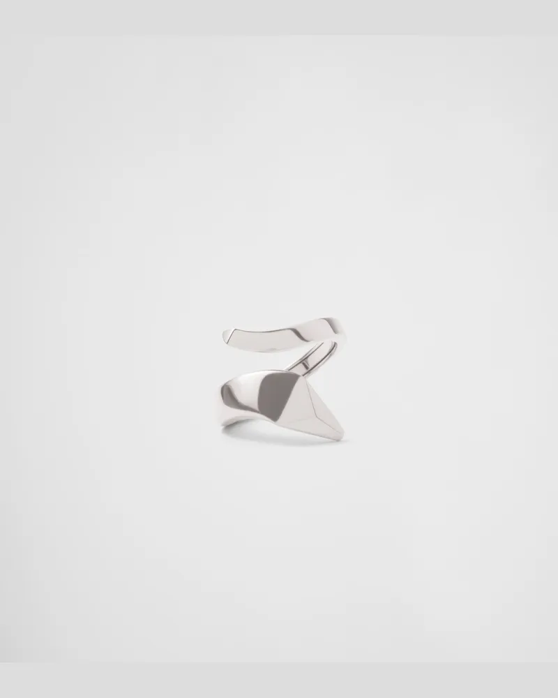 Prada Eternal Gold „Toi et Moi“-Mini-Schlangenring aus Weißgold Goldweiss