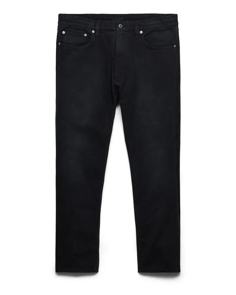 Prada Black Denim Five-pocket Jeans, Herren, Schwarz, Größe Schwarz