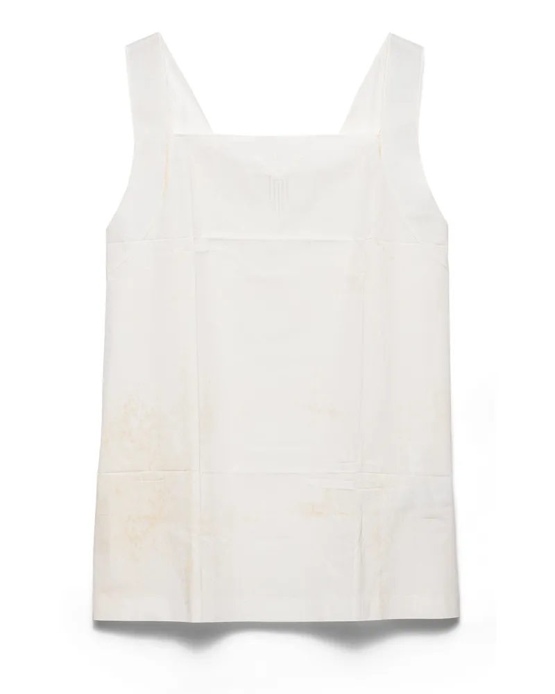 Prada Top Aus Baumwolle, Herren, Weiss, Größe Weiss