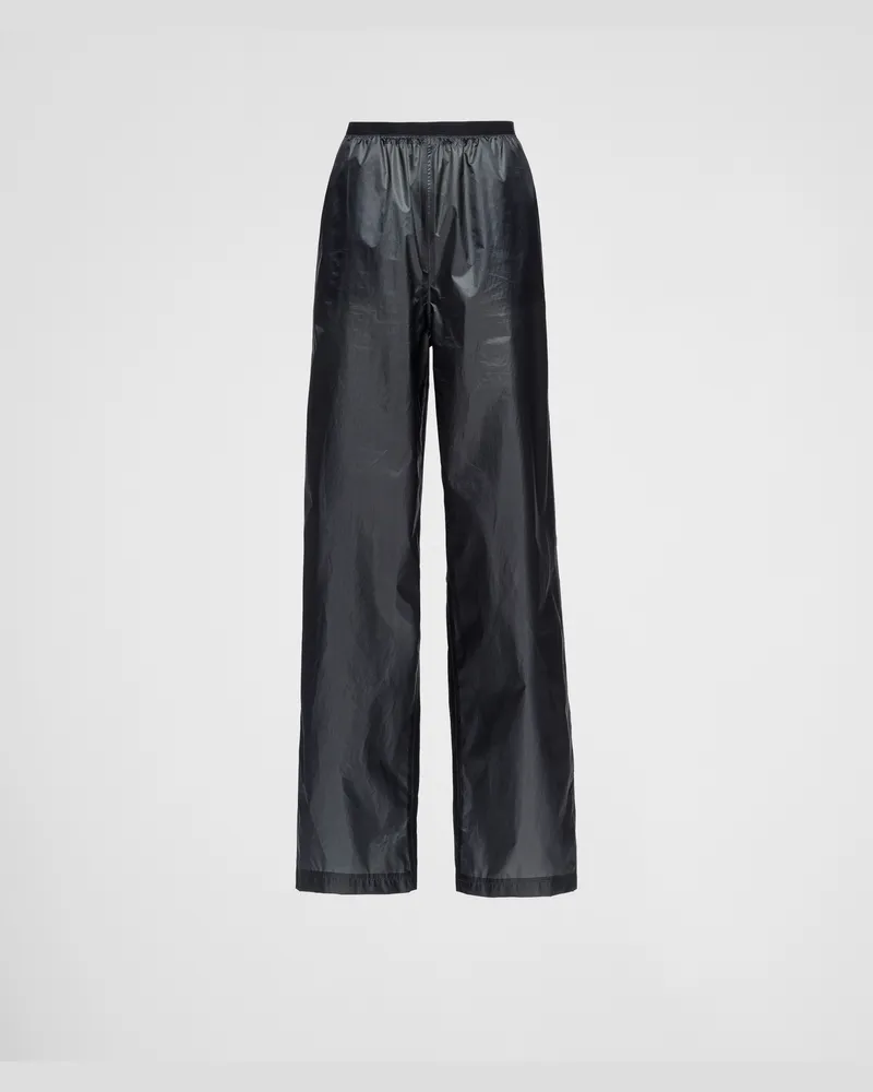 Prada Hose aus Ripstop Schwarz