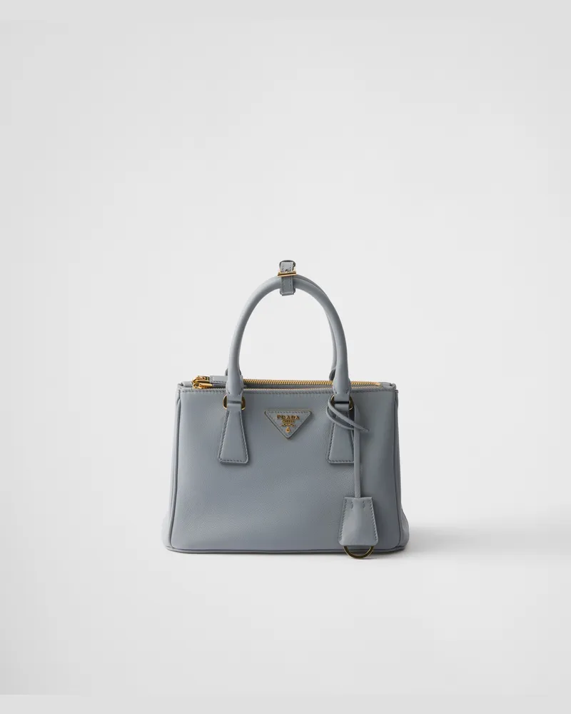 Prada Kleine  Galleria Tasche aus Leder Opal