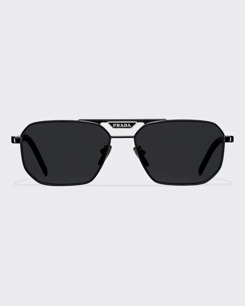 Prada Sonnenbrille mit  Logo Gläser