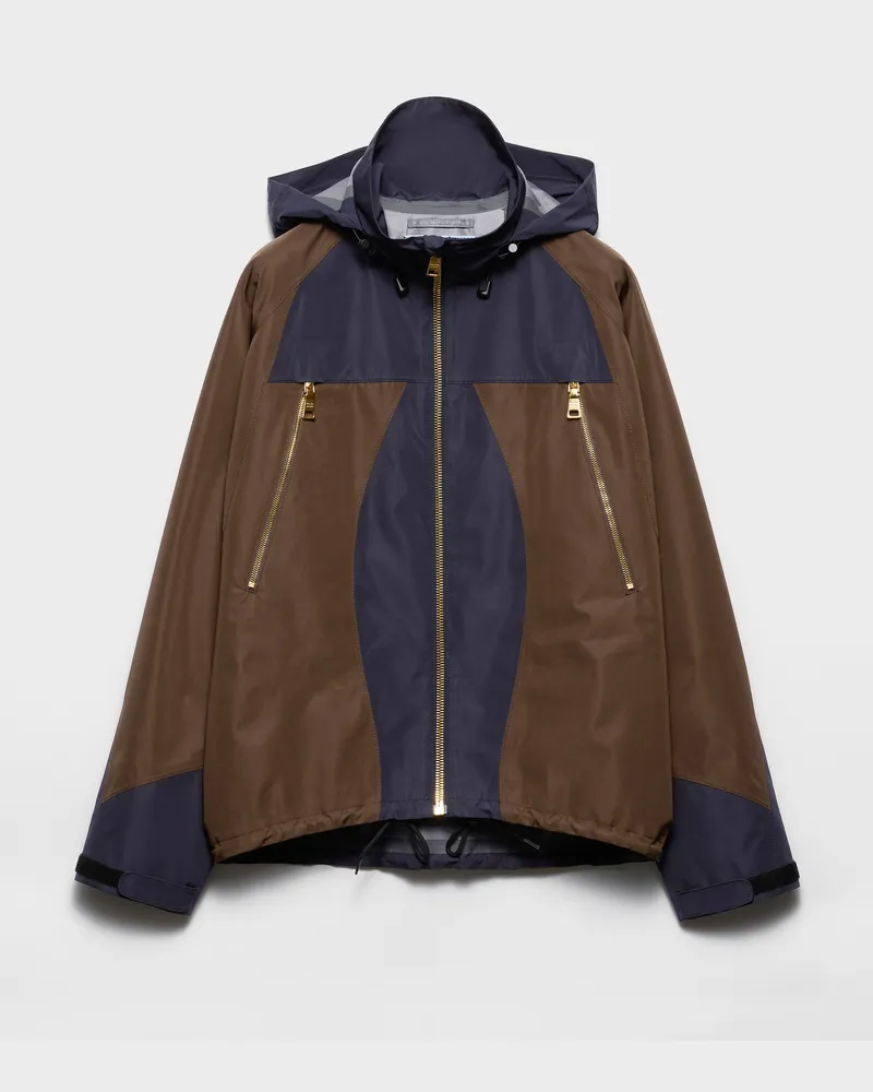Prada Blousonjacke aus Funktionsgewebe Blau
