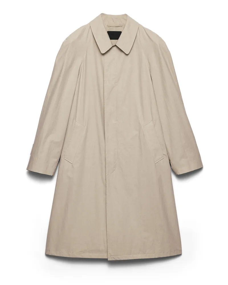 Prada Mantel Aus Baumwolle, Herren, Beige, Größe Beige