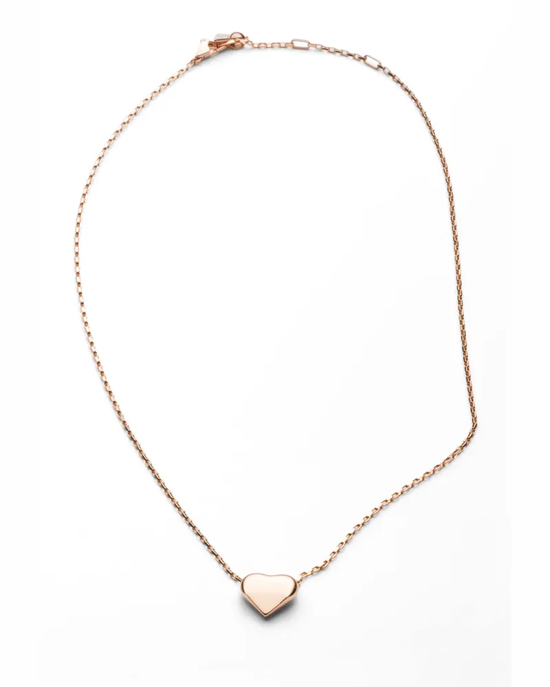 Prada Eternal Gold Halskette Mit Nano-herz – Roségold, Damen, Roségold Roségold