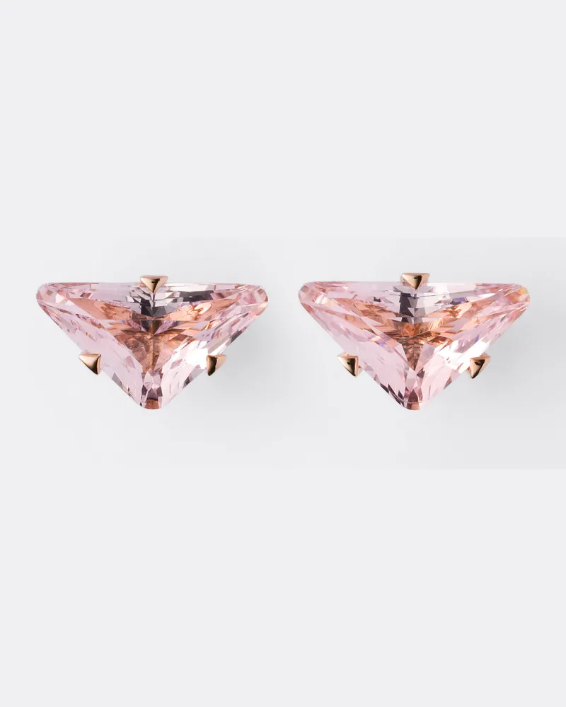 Prada Couleur Vivante Ohrstecker - Roségold mit Morganit Gold
