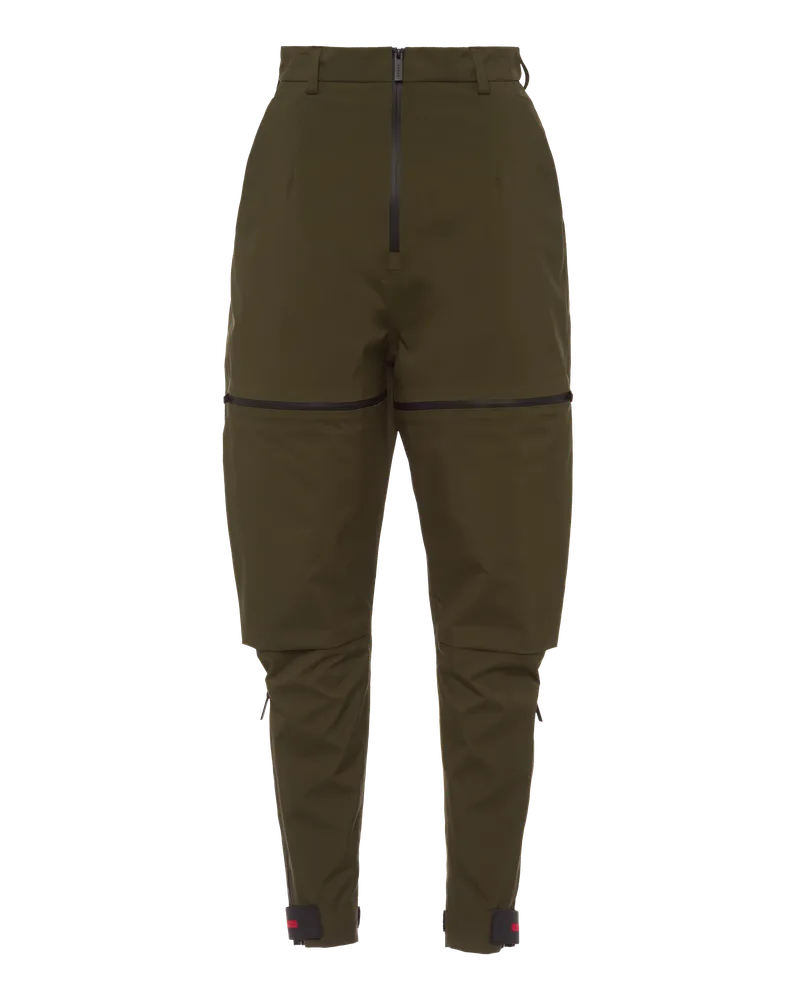 Prada Hose aus GORE-TEX PRO Militärgrün