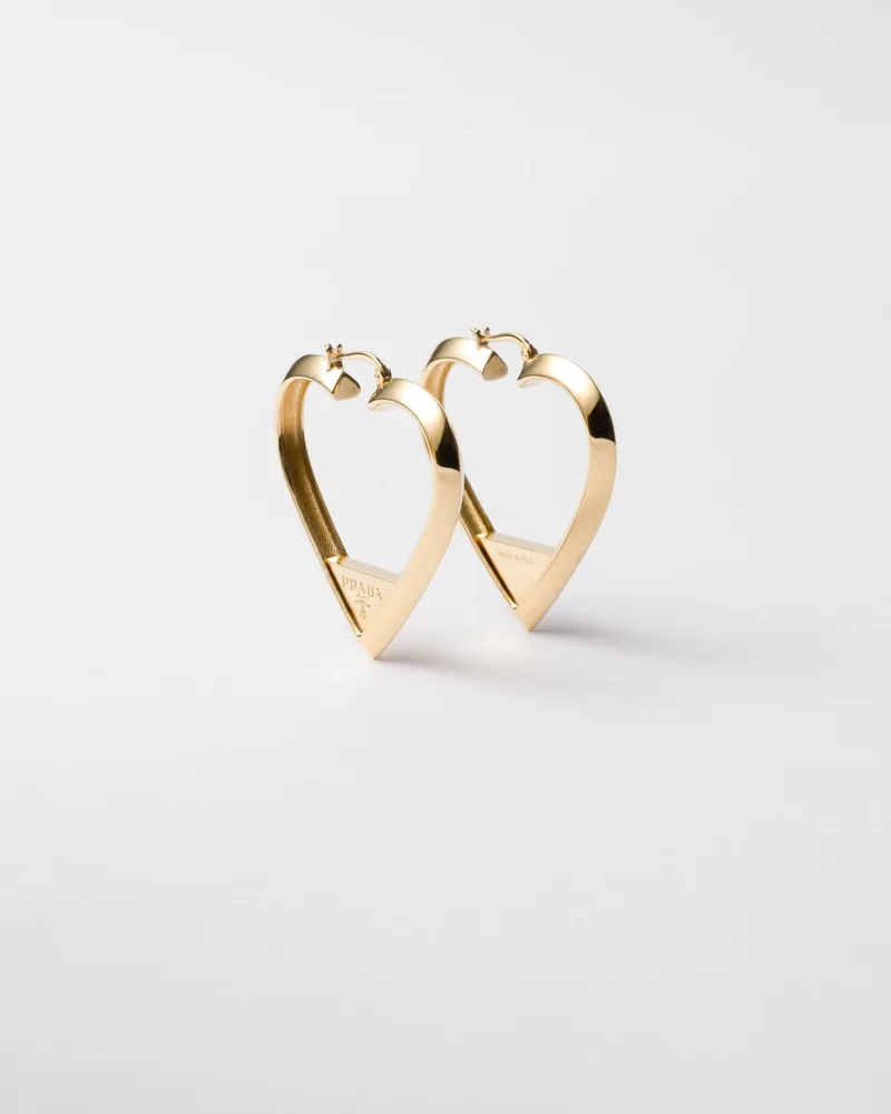 Prada Ohrringe aus Metall Gold
