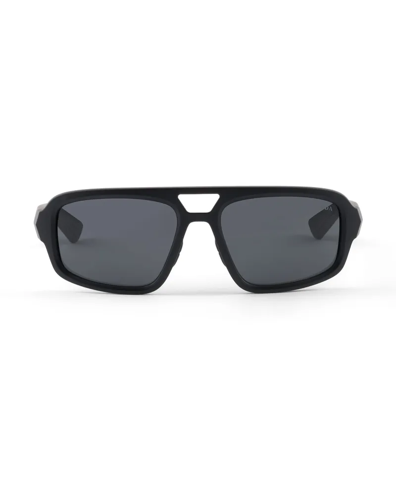 Prada Linea Rossa Sonnenbrille, Herren, Schiefergraue Gläser Schiefergraue