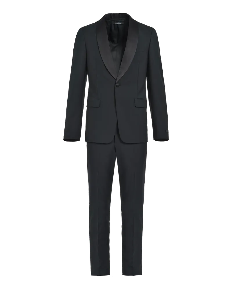 Prada Smoking aus Wolle und Mohair Schwarz