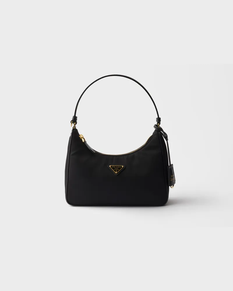 Prada Re-Edition 2005 Mini Bag aus Re-Nylon Schwarz