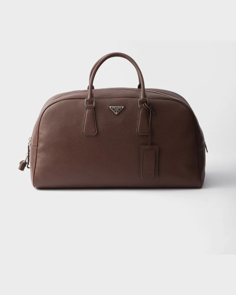 Prada Weekender aus Leder Sienna