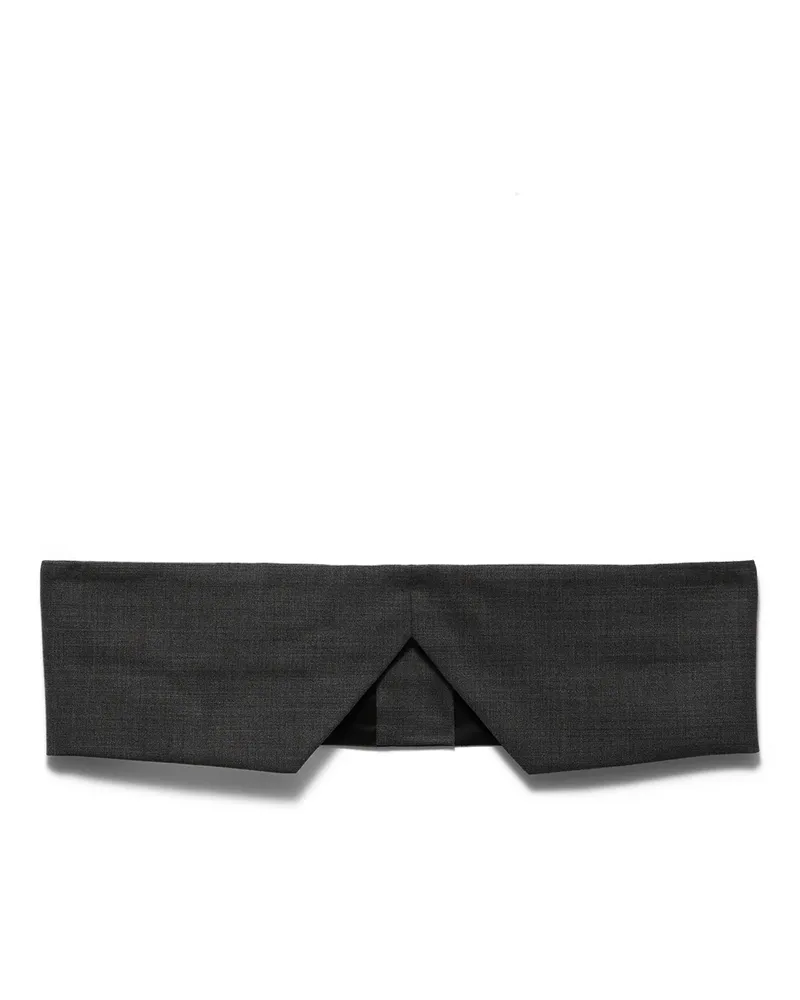 Prada Top Aus Wolle, Damen, Anthrazitgrau, Größe Anthrazitgrau