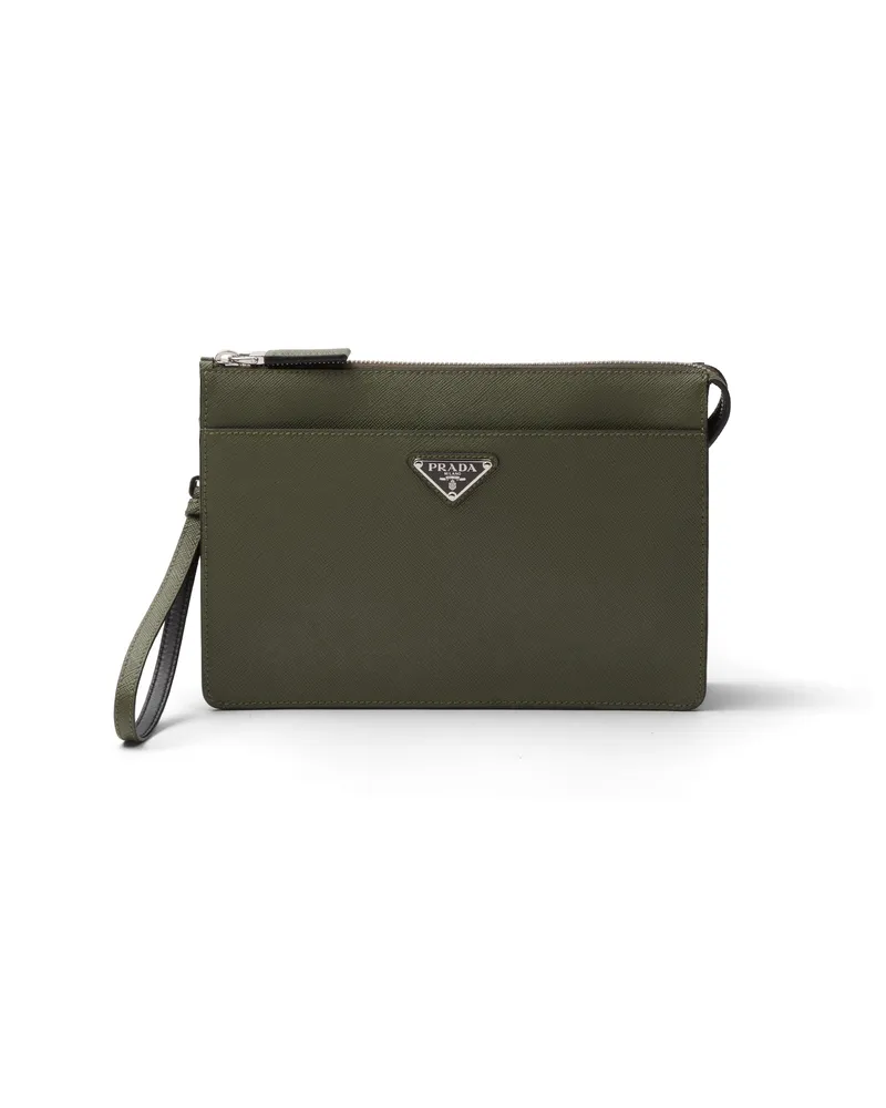 Prada Handtasche Für Herren Aus Saffiano-leder, Herren, Loden Loden