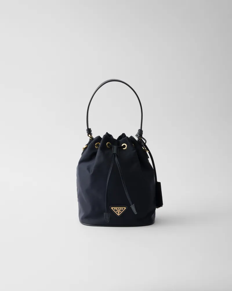 Prada Re-Edition 1978 Mini Bag aus Re-Nylon Blau