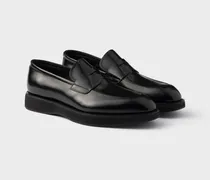 Loafer aus gebürstetem Leder