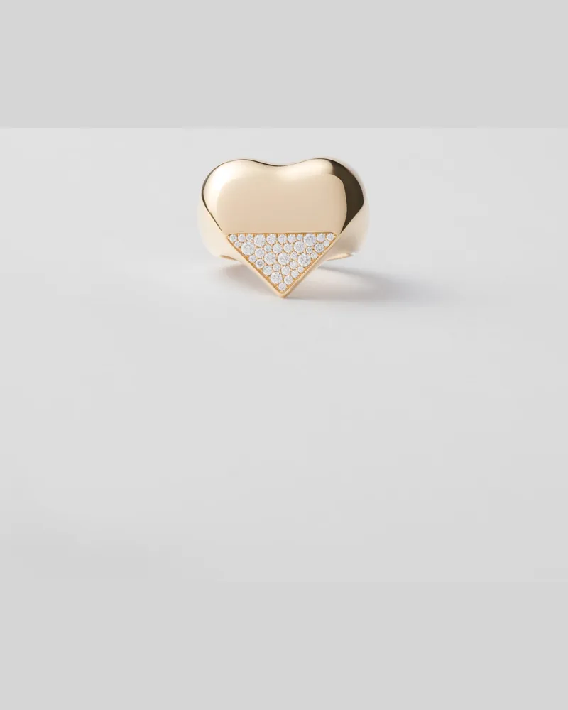 Prada Eternal Gold Ring – Gelbgold und Diamanten Gold