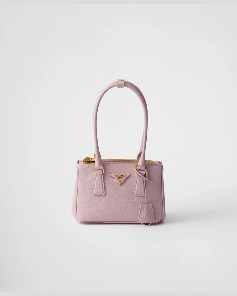 Prada Galleria Mini Bag aus Saffiano-Leder Alabasterrosa