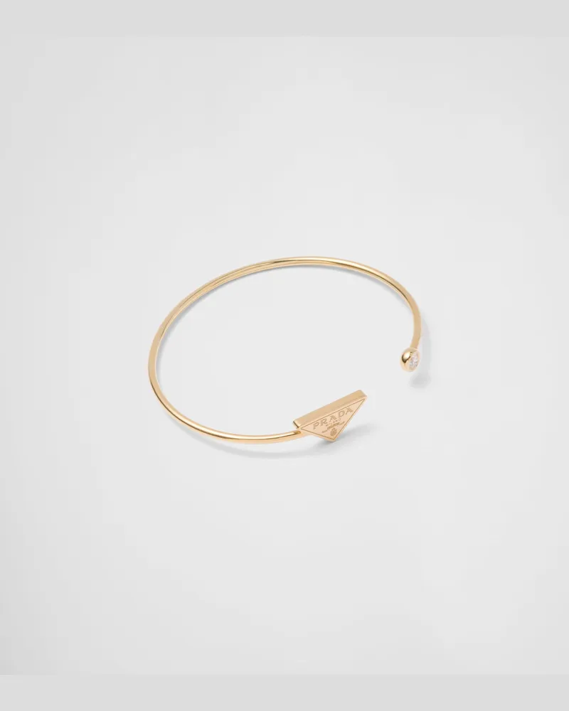 Prada Eternal Gold Armreif aus Gelbgold mit Diamant Gold